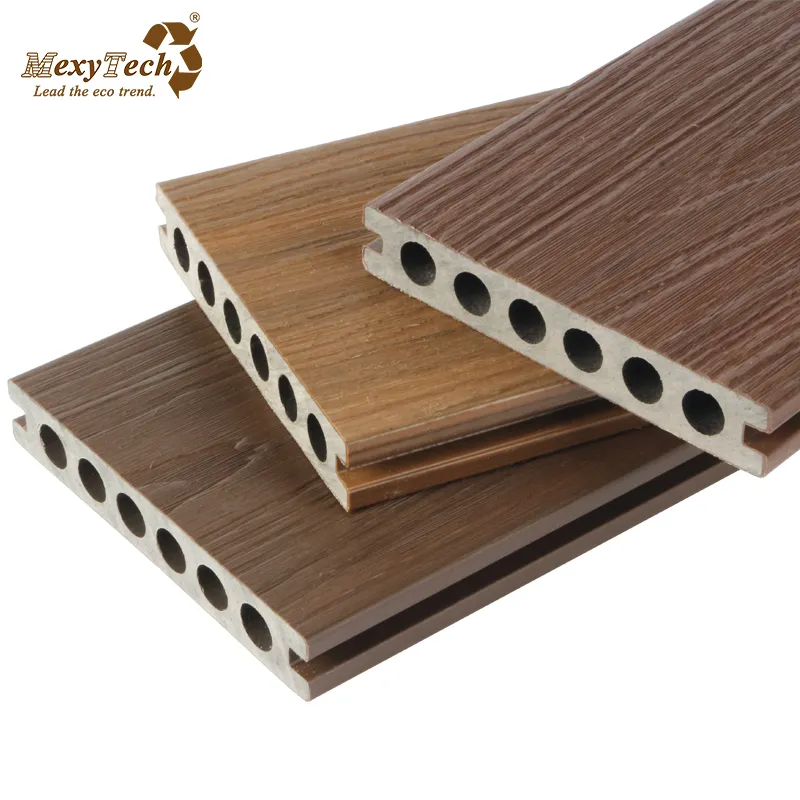 outdoor swimming pool co-extrusion wood composite decking boards with ce certificate