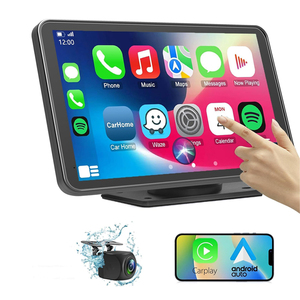Stokta fabrika taşınabilir kablosuz carplay ekran apple carplay için 7 inç multimedya oynatıcı android oto araç dvd oynatıcı oyuncu - Product Image 1