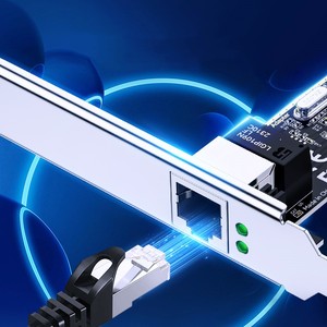 DTECH PCI Express X1 to Single Ethernet RJ45 <strong>Lan</strong> Controller up to 10/100/1000Mbps Gigabit Network Card