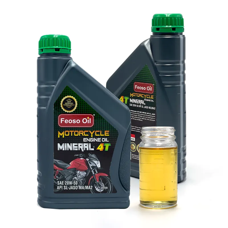 Mineral original y genuino SAE 20W-50 API SL/Jaso MA/MA2 Bueno con reducir el desgaste para prolongar la vida útil del motor Aceite de motor de gasolina