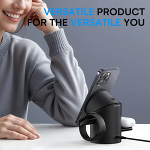 תחנת טעינה אלחוטית צילינינטריק r 3 in-1 sam MTR גרסה שחור-usplug - Product Image 4