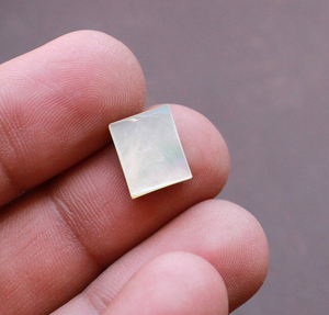 Chất lượng cao mẹ của ngọc trai hình chữ nhật Shape phẳng đá quý, 4x6mm đến 20x30mm, đối với trang sức làm và mẹ của đồ trang sức ngọc trai - Product Image 2