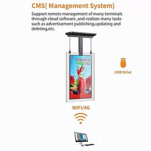 Alihh Hot Bán 43 49 55 inch kỹ thuật số biển màn hình hẹp video bezel di động kiosk hoạt hình đồ họa cho quảng cáo - Product Image 2