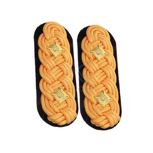 Durable Shoulder Epaulettes With <strong>Hook</strong> and <strong>Loop</strong> Backing Embroidered Epaulettes Shoulder <strong>Straps</strong> for Service Uniform - Product Image 6