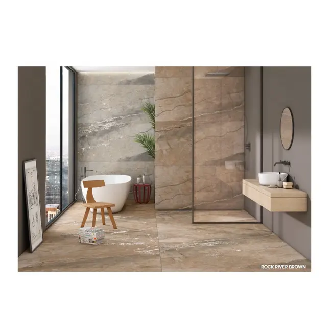 80 160 cm Rock Brown grey kitchen decoration gres porcellanato bagno doccia piastrelle per pavimenti e rivestimenti in ceramica