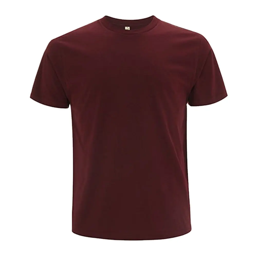 Alta qualidade em branco Borgonha Laranja camiseta Algodão série de manga curta todas as cores disponíveis camiseta para homens