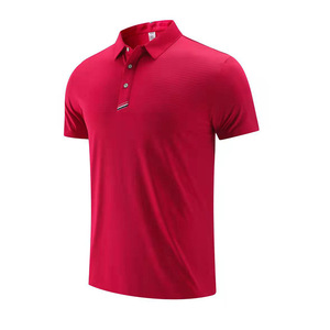 Últimas Mens secagem rápida Verão Sport Golf Polo t Shirt