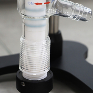 化学反応器1L 2L 3L 5L二層ガラス原子炉実験室攪拌ケトル反応ミキサータンク - Product Image 5
