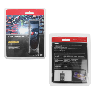 Medidor de potencia óptica digital Longitud de onda óptica 6 con función de probador de cable y convertidor FC para interfaz FC SC ST Color gris - Product Image 6