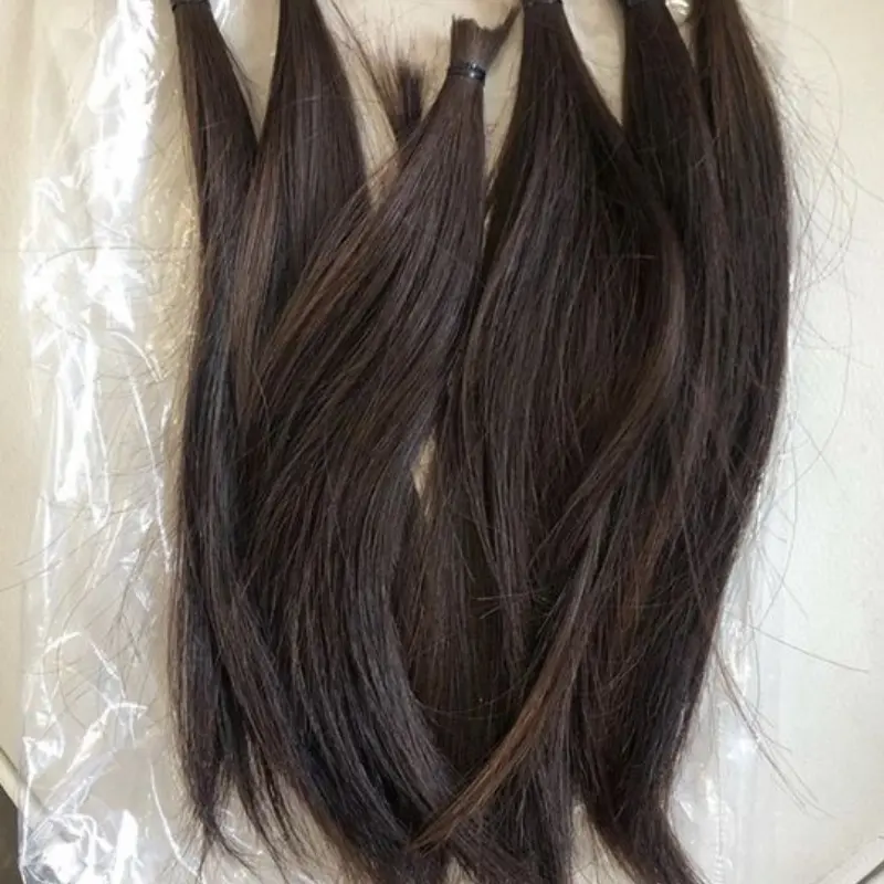 60/70/80/90/100 cm capelli naturali lisci umani vergini