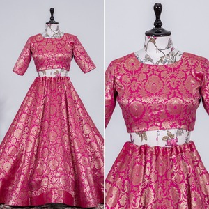 INDIAN TRADITIONAL WEAR <strong>LEHNGA</strong> CHOLI WITH BEAUTIFUL <strong>DESIGN</strong> - Product Image 4