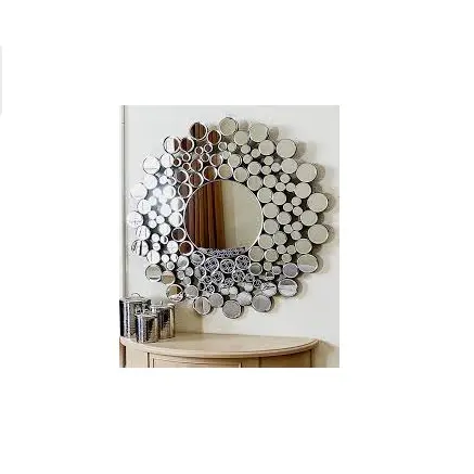 Handmade Decorativa Parede Espelho Metal Frame Handcrafted Wall Mirror Atacado Fabricante Da Índia Fornecedor