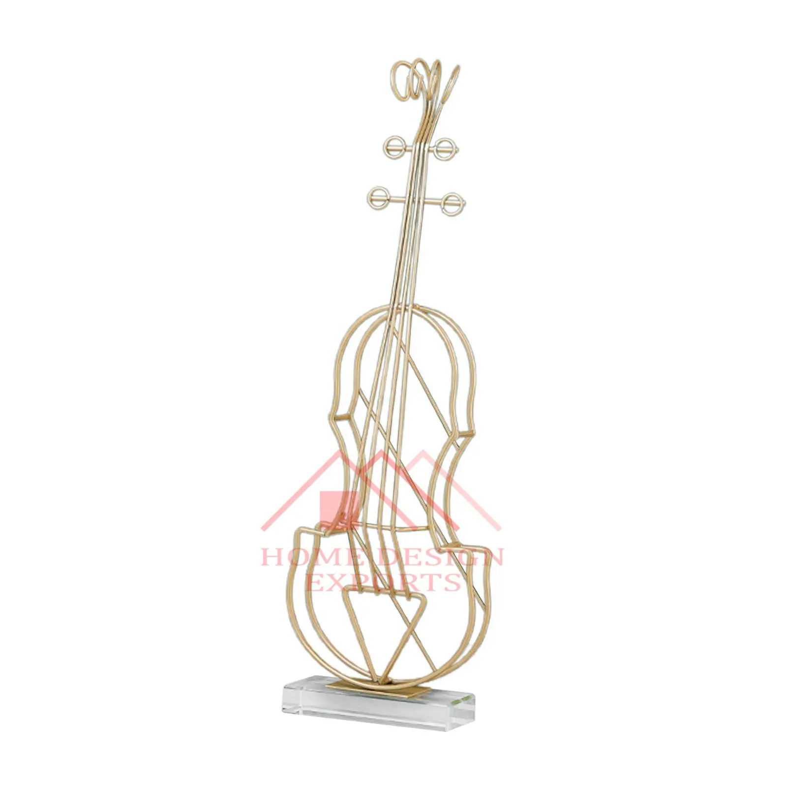 Violin Table Sculpture For Living Room / Best Prices Violen Table Top Sculpture For Wedding Decor and Home Decor