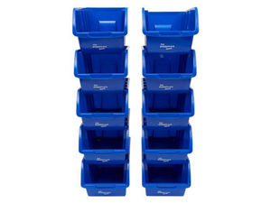 フロントオープニングスタッキングウェアハウスビンプラスチックスタッカブルスモールパーツピック収納ボックスビン - Product Image 3