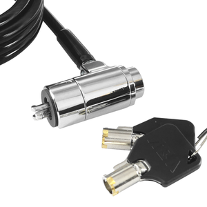 Güvenli masaüstü dizüstü bilgisayar kilidi ana anahtar çelik ve çinko alaşımlı malzeme - Product Image 2