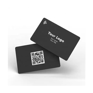 定制黑色NFC数字智能商务金属卡智能可重写社交媒体卡 - Product Image 5