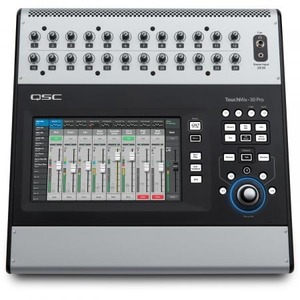 QSC TouchMix-30 <strong>Pro</strong> 32-Channel Compact Digital Audio <strong>Mixer</strong> 8 DCA 14 AUX Mixes 32 Inputs (24 Mic/6 Line/Stereo USB) Touchscreen