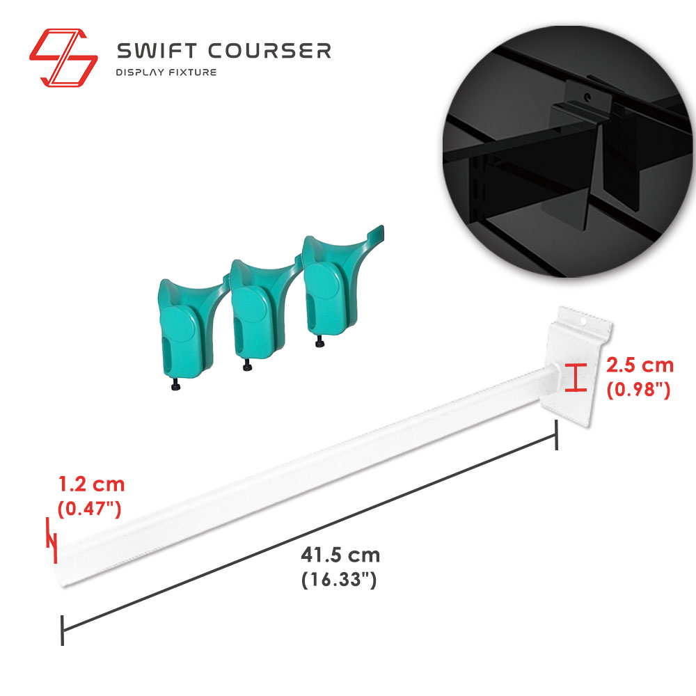 White Bracket & Green Holder