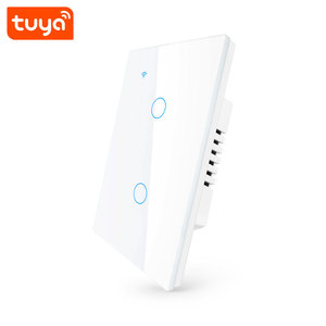 中国工場価格米国標準2CH WIFI TuyaスマートタッチスイッチWiFiスマートタッチ壁ライトスイッチ2ギャングスイッチPST-TY-U2 - Product Image 5