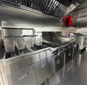 Ticari Catering mobil Fast Food römork sokak yemeği kamyon sepeti restoran ekipmanları gıda satış arabası