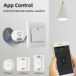 SMATRUL 2 Gang 16A Mini Tuya <strong>ZigBee</strong> <strong>Controller</strong> 2 Way No Neutral Line Wall Switch Module Relay Voice for Smart Google Home Alexa - Product Image 3