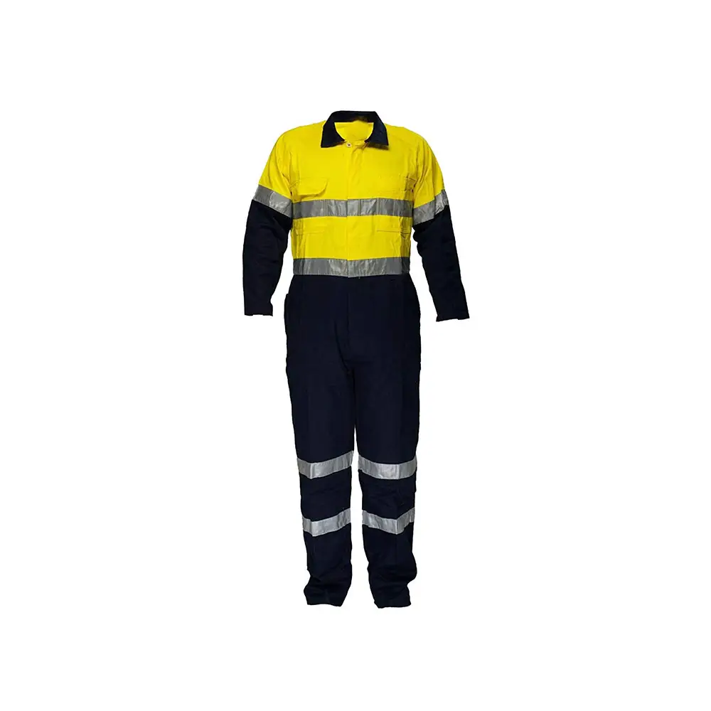 Uniforme azul resistente e antiestática do trabalho da segurança do trabalho