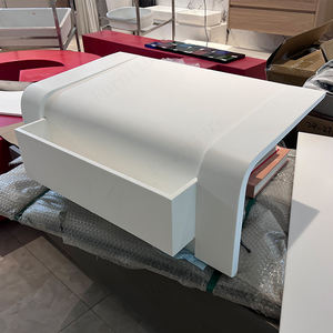 2025 tùy chỉnh vuông bề mặt rắn rửa lưu vực treo tường lưu vực bảng ban công ngoài trời tích hợp lưu vực - Product Image 5