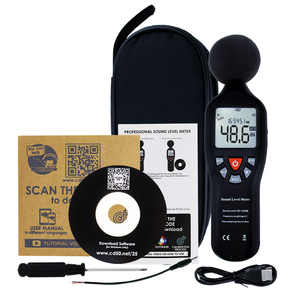 דיבל דיגיטלי רעש decibel ממשק PC 32000 נתונים רישום אזעקת C רמת קול רמת קול מד בית הספר במשרד בית הספר