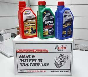 Euro Huile完全合成高効率10W40モーターオイルOEMODMサービスイエローAE200ボックスAPI認定1リットル自動車 - Product Image 6