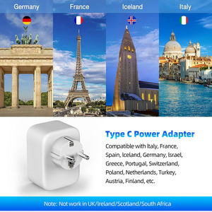 Neuer Universal-Reise adapter Pd-Funktion Multi-Country-Stecker adapter für Europa USB Typ C OTP-Steckdosen ladegerät - Product Image 4