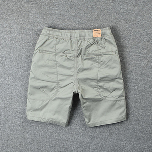 カスタムカジュアルショーツSlimFitTrend <span class=keywords><strong>Capris</strong></span>男性カーゴショーツ男性6ポケットカーゴドローストリングショーツ