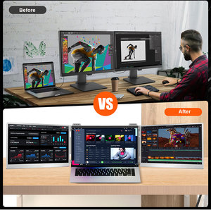 13,3 14 15,6-Zoll-PC Dual-Screen-LCD-Computer-Display Tragbarer faltbarer Laptop-Extender Triple-Screen-Office-Gaming-Monitor - Product Image 4