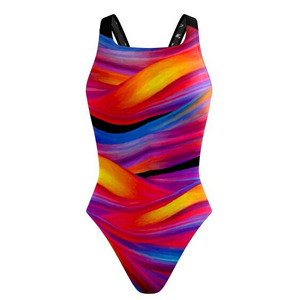 100% Premium Quality Ladies Swimming Suit Poliéster Spandex Tank Bra Sublimation Swim Singlet para meninas