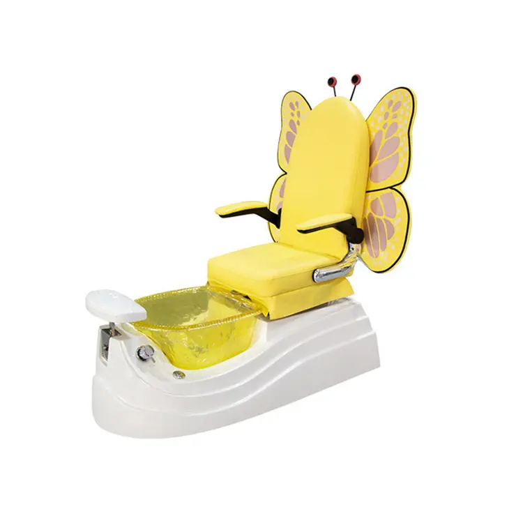 Beauté Diant best-seller ione fauteuil de massage pédicure d'occasion rose vif avec bassin pour spa des pieds prêt à être expédié