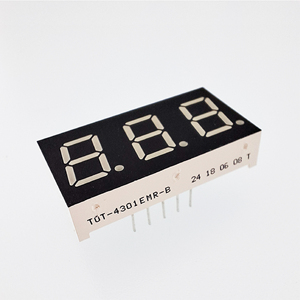 จอแสดงผล LED 3หลัก7ส่วนจอแสดงผล0.4นิ้ว3หลักจอแสดงผล LED 16(L)* 30.1(W)* 7(H) มม