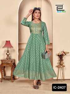 Son kadın artı boyutu ile fantezi Kurtis collectwear giymek mevcut nakış iş moda Kurtis kızlar için Kurti kadınlar için Set - Product Image 2