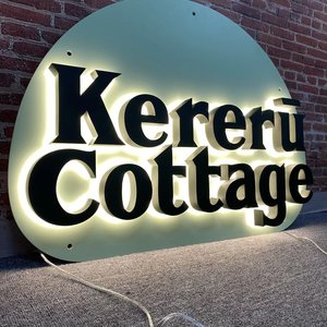 Hochwertige 3D-Kanalbuchstaben Business Sign Board Hintergrund beleuchtete Channel Letter Signage Wand montage Logo für Unternehmen