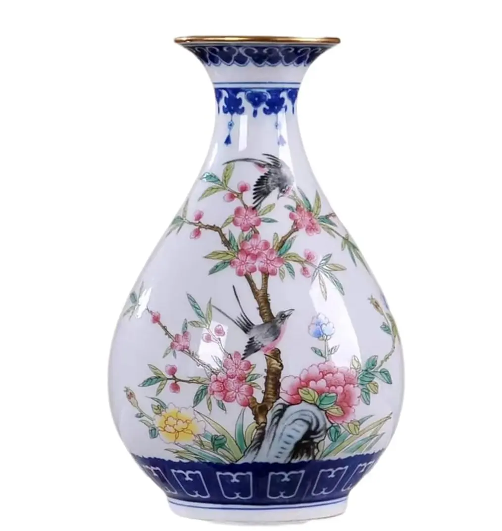 Vaso di fiori di Design moderno vaso bianco grande cinese vaso decorativo tradizionale antico Design squisito centrotavola decorazione per la casa