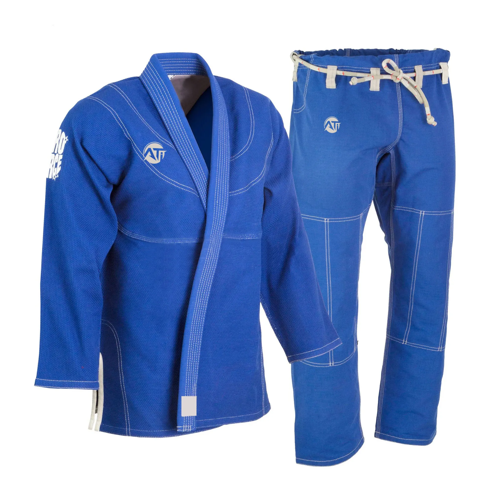 ชุดเครื่องแบบคาราเต้ GI ป่าน BJJ GI ชุดเครื่องแบบบราซิลเลี่ยน Jitsu Jitsu suitsgi สูทบราซิลเลียน Jitsu ชุดกิโมโนเครื่องแบบสีน้ำเงิน
