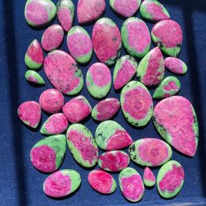 High Quality <strong>Ruby</strong> Zoisite Loose Gemstone Natural Diamond Glass Bead Jewelry Making Indian Manufacture Wholesale <strong>Price</strong> Gift Item - Product Image 3