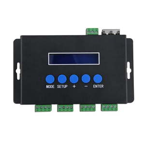 DC 5V-24V Цифровой BC-204 4-канальный Ethernet SPI DMX512 UCS2904 RGBW Pixel Artnet SACN светодиодный пиксельный контроллер для сценического освещения - Product Image 6