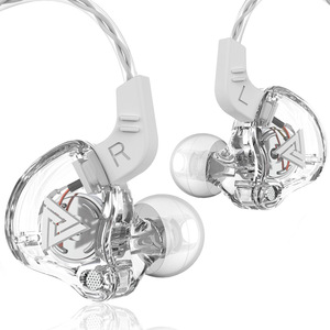 QKZ AK6 sihirli ses HiFi kulaklık 10mm dinamik sürücü Sweatproof spor kulak çengelleri In-line kontrol toplu sipariş kablolu kulaklık - Product Image 3