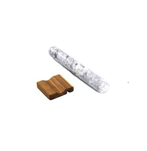 Green Marble Rolling Pin Dough Rolling Pin Dough Roller with Wood Handles and <strong>Cradle</strong> and Customized <strong>Size</strong> - Product Image 2