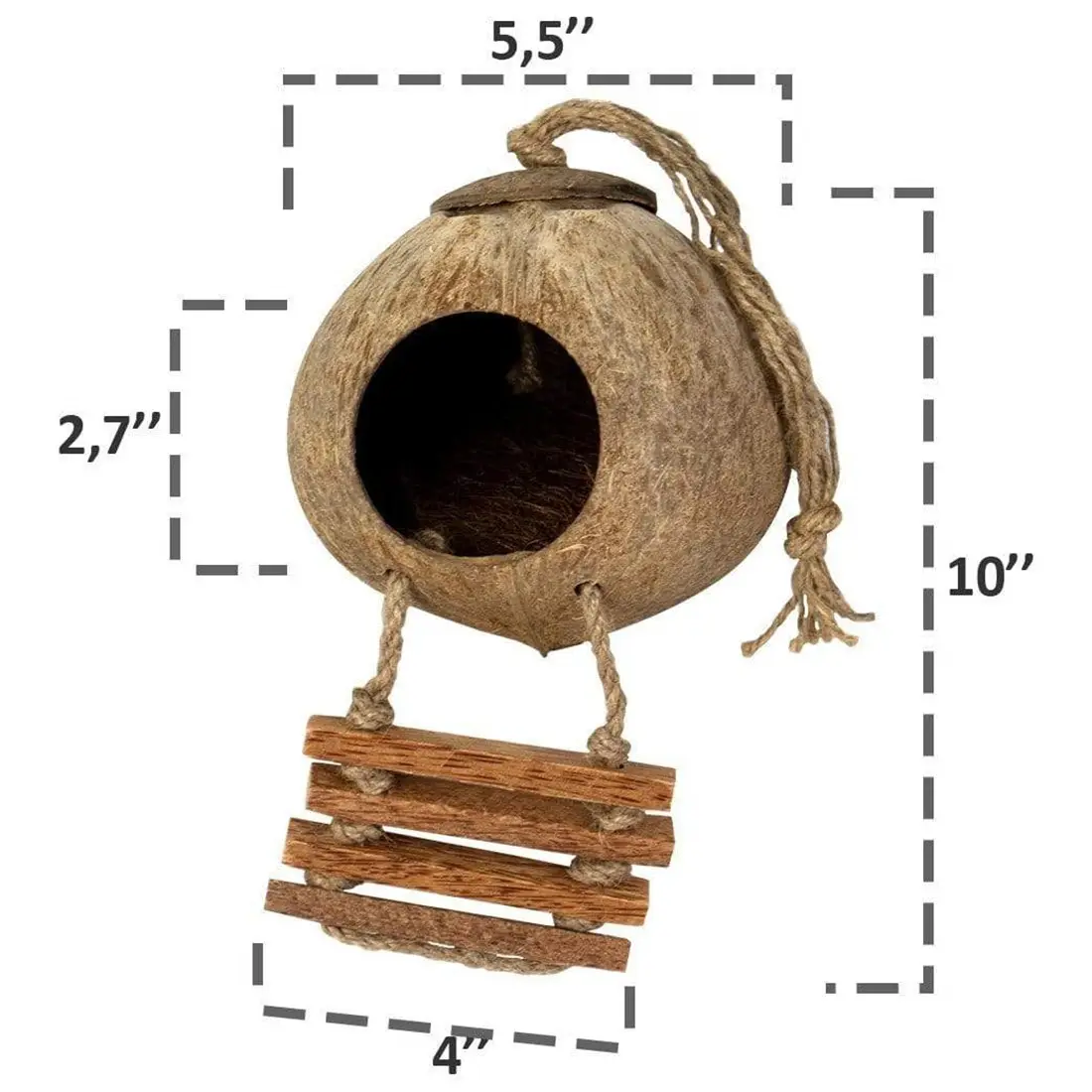 Fornitore vietnamita prodotti fatti a mano-guscio di cocco nido di uccelli/BIRD HOUSE a base di cocco/Lima 84 346565938