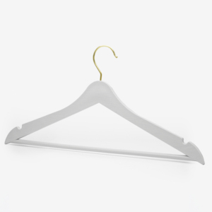 2024 <strong>New</strong> Pattern White <strong>Plastic</strong> Coat <strong>Hangers</strong> With Wood Effect Premium Quality Cloth <strong>Hangers</strong> for Shirts and Dresses - Product Image 2