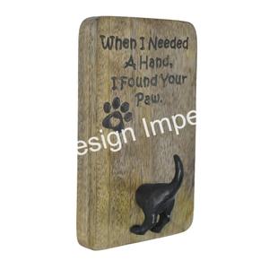 You Will Never Walk Alone Printed <strong>with</strong> Two Paw <strong>Prints</strong> Wooden <strong>Hook</strong> <strong>Hooks</strong> for Wall Decorative Newest Design Selling at Bulk Prices