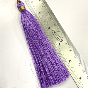 厂家批发纯棉3厘米小流苏30色现货用于钥匙扣窗帘家纺 - Product Image 1
