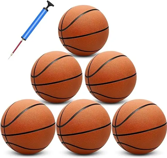 Wholesale Professional Customised OEM High Quality Training Inflatable Balls PU Rubber Brand promotional Match Basketball ball