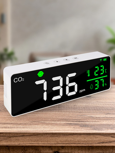 智能Wifi CO2检测器监测空气质量室内温湿度测试仪NDIR传感器，用于种植帐篷、蘑菇、家庭 - Product Image 2