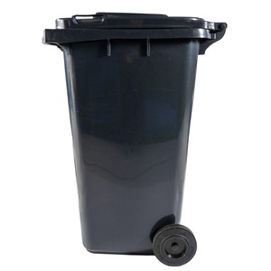 Üretici 240l atık geri dönüşüm kutusu çöp çöp 240 Litre siyah Wheelie Bin - Product Image 3
